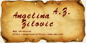 Angelina Žilović vizit kartica